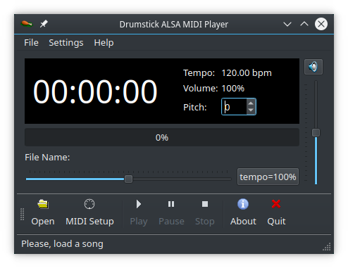 drumstick-guiplayer